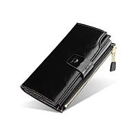 Шкіряний гаманець з RFID захистом LOCKER's RLL-Black