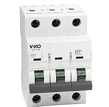 Автоматичний вимикач 3C 6А 4,5 кА 230/400V Тип C VIKO