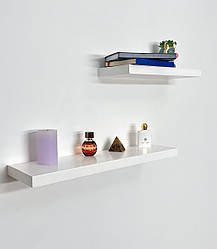 Полиці навісні прихованого монтажу 60см