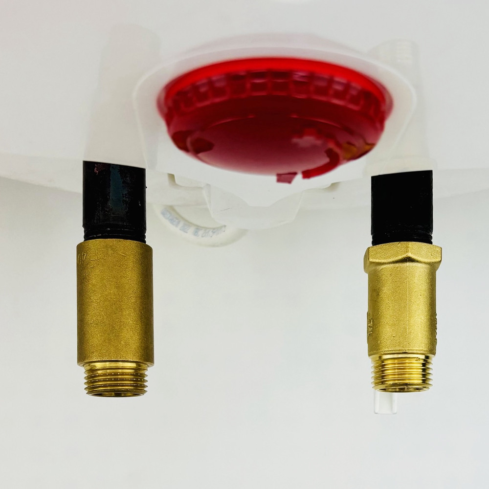 Комплект (5RR) запобіжний клапан + подовжувач латунний 1/2 Boiler Series, фото 1