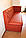 Кухонний м'який диванчик із ґудзиковою спинкою та спальним місцем (Червоний), фото 3