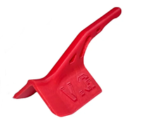 Кутовий шпатель V.GRAN для формування зовнішнього кута червоний