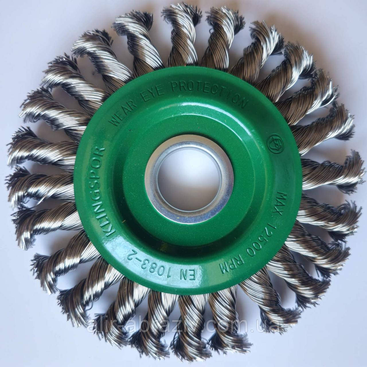 Нержавіюча щітка, плетений дріт BR 600 Z 125 x 14 x 22,23 mm