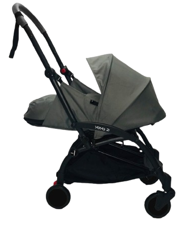 Люлька-блок для новонародженого до коляски Yoya / Йойа 165–175A+ та аналогам Сіра KT5000614, фото 1