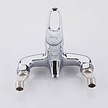 Змішувач для ванни FRAP F2213 з довгим виливом, латунь, хром, фото 3