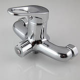 Змішувач для ванни FRAP F2213 з довгим виливом, латунь, хром, фото 5