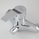 Змішувач для ванни FRAP F22063 з довгим виливом, латунь, хром, фото 4