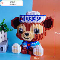 Дитячий 3Д конструктор Magic Block блокові конструктори об'ємна 3D фігурка з міні нано-блоків 23 см коричневий