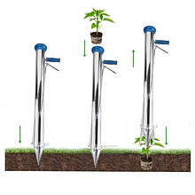 Автоматичний трубчастий сажалка з пружиною та дозатором (25)