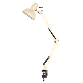 Лампа настільна телескопічна LEBRON L-TL-Tel-LONG, E27 струбцина белый