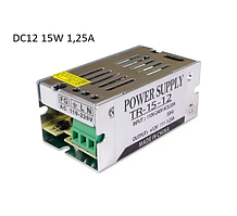 Блок живлення DC 12 V 15 W 1.25 А OEM TR15-12