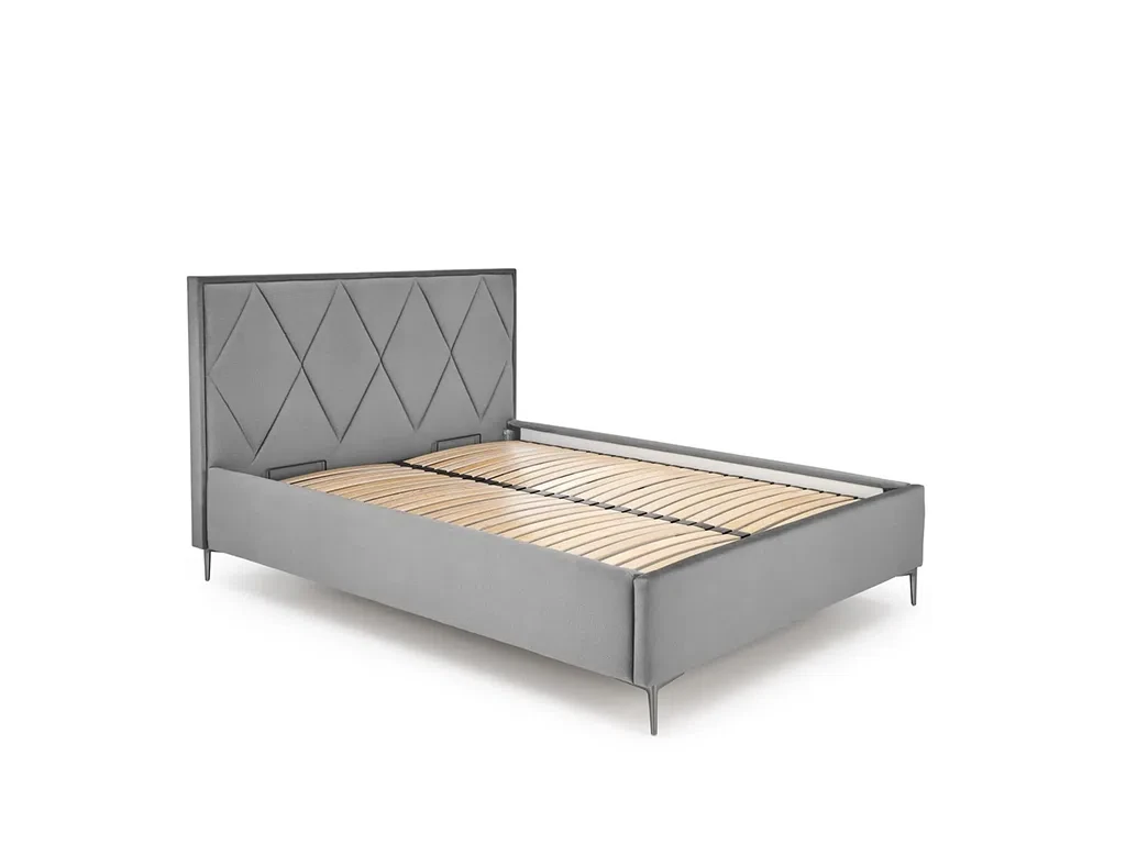 Двоспальне ліжко Modulo W4, 160х200, темно-сірий Monolith 85, фото 1