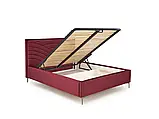 Двоспальне ліжко Modulo W3, 160х200, бордовий Monolith 59, фото 2