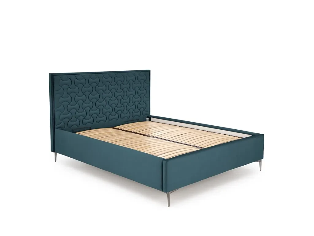 Двоспальне ліжко Modulo W2, 160х200, темно-зелений Monolith 37, фото 1