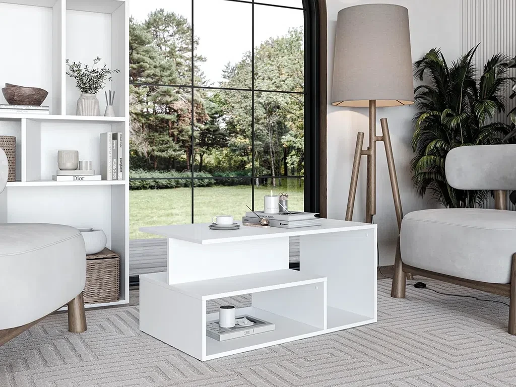 Журнальний столик Iva, білий, фото 1