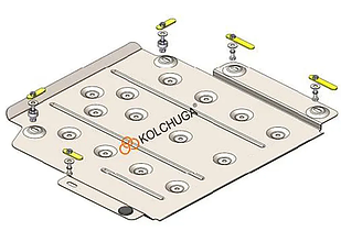 Захист двигуна Renault Duster (з 2018-2023) Кольчуга