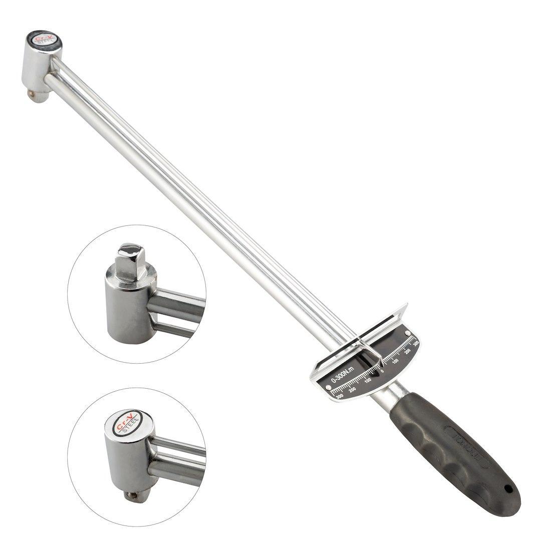 Динамометричний ключ стрілковий 1/2 0-300 НМ Geko G10065, фото 1