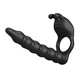 Насадка на член Pretty Love Blackney Vibrating Enhacer Black, фото 4