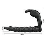 Насадка на член Pretty Love Blackney Vibrating Enhacer Black, фото 6