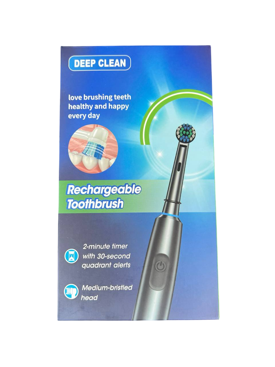 Електрична зубна щітка DEEP CLEAN з акумулятором (100)