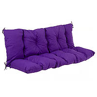 М'яка подушка для садових меблів 150 см Frigiliana фіолетова