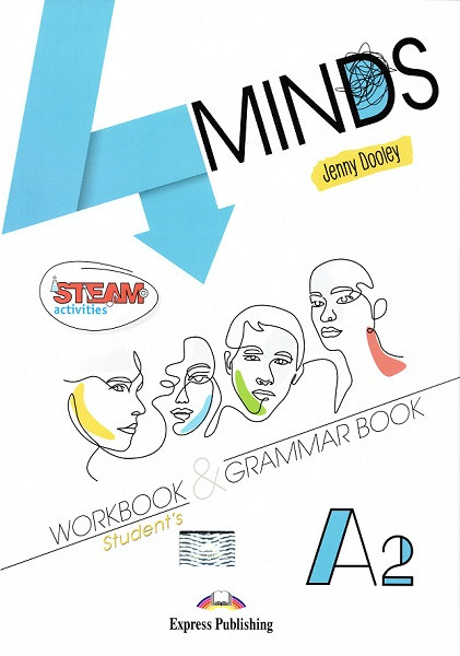 4Minds A2 Workbook & Grammar Book with DigiBooks App