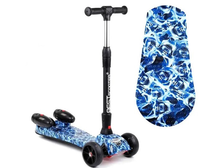 Триколісний самокат Best Scooter Maxi 46189 з парогенератором світлом звуком