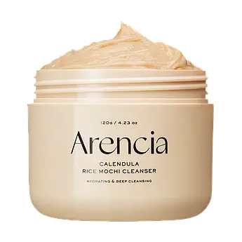 Засіб для очищення шкіри з календулою для чутливої ​​шкіри Arencia Calendula Rice Mochi Cleanser 120 грам