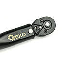 Динамометричний ключ 1/4" 5–25 Нм Чорний HD Geko G10067, Ключ з регульованим зусиллям, Тріскчка, фото 5