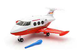 Конструктор із викруткою літак світло звук 1373