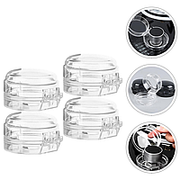 Набір Захисна кришка для плити від дітей та забруднень Прозорий 4шт