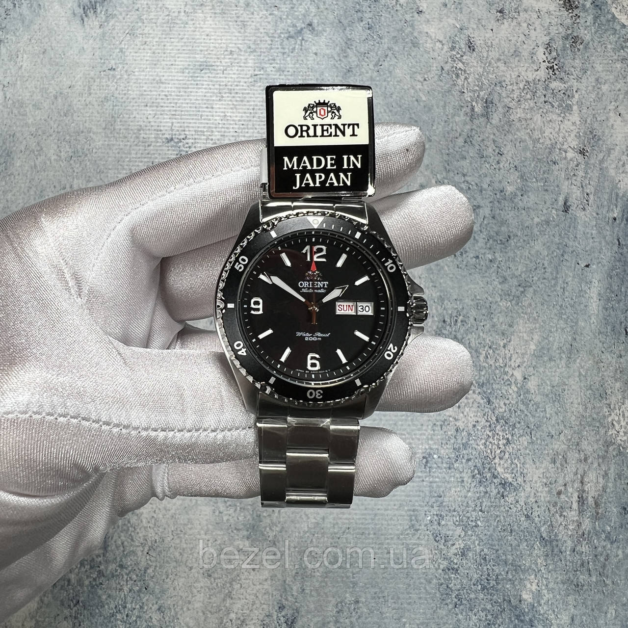 Чоловічий механічний годинник Orient FAA02001B9 (SAA02001B3) Mako II Орієнт дайвер водонепроникні японські
