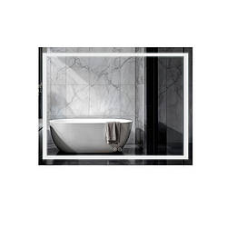 Дзеркало Qtap Mideya (DC-F613) 700х500 з LED-підсвіткою Touch, з антизапотіванням, димером, рег. яскравості