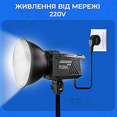 Відеосвітло прожектор Addwing PL-100A-01 постійне світло зі штативом 2,1 м для фото, відео. Студійне світло., фото 5