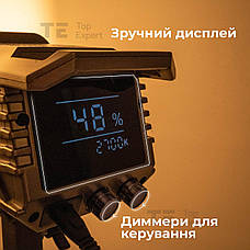 Відеосвітло прожектор Addwing PL-100A-01 постійне світло для фото, відео софтбокс для фотозйомки. Студійне світло, фото 6