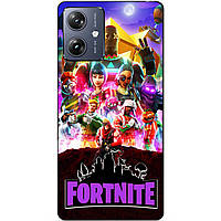 Силіконовий чохол бампер для Motorola Moto G54 Power з малюнком Fortnite Фортнайт