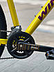 Велосипед гірський спортивний 27.5" Winner Alpina жовтий на зріст 165-175 см, фото 8