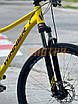 Велосипед гірський спортивний 27.5" Winner Alpina жовтий на зріст 165-175 см, фото 6