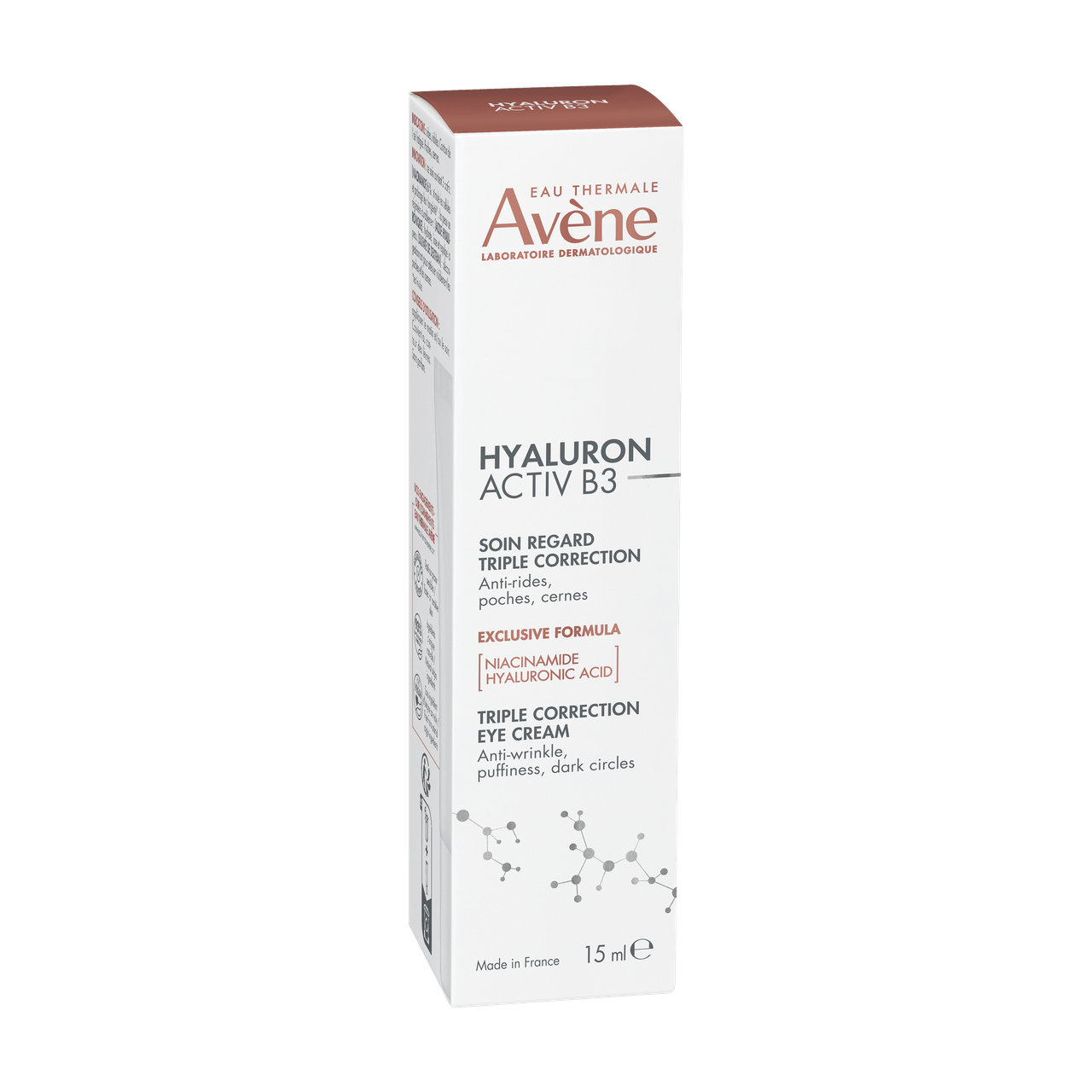 Avene Гіалурон Актив B3 Крем-ліфтинг для контуру очей  Avene Hyaluron Activ B3 Soin regard triple correction, 15 мл