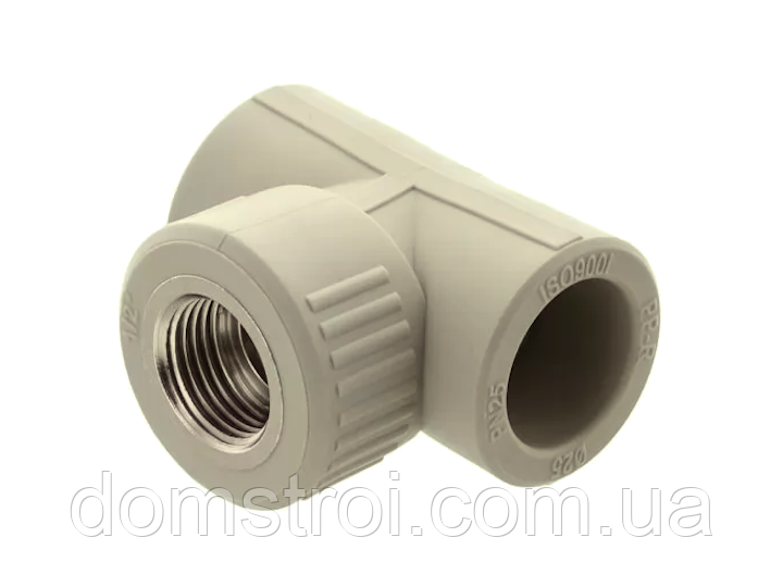 Трійник PPR пайка-різьба 20х1/2" ВР KOER (KP0123) (37)
