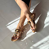 Модные Женские босоножки на низком ходу , женские стильные босоножки, черные женские босоножки., фото 4