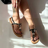 Модные Женские босоножки на низком ходу , женские стильные босоножки, черные женские босоножки., фото 7