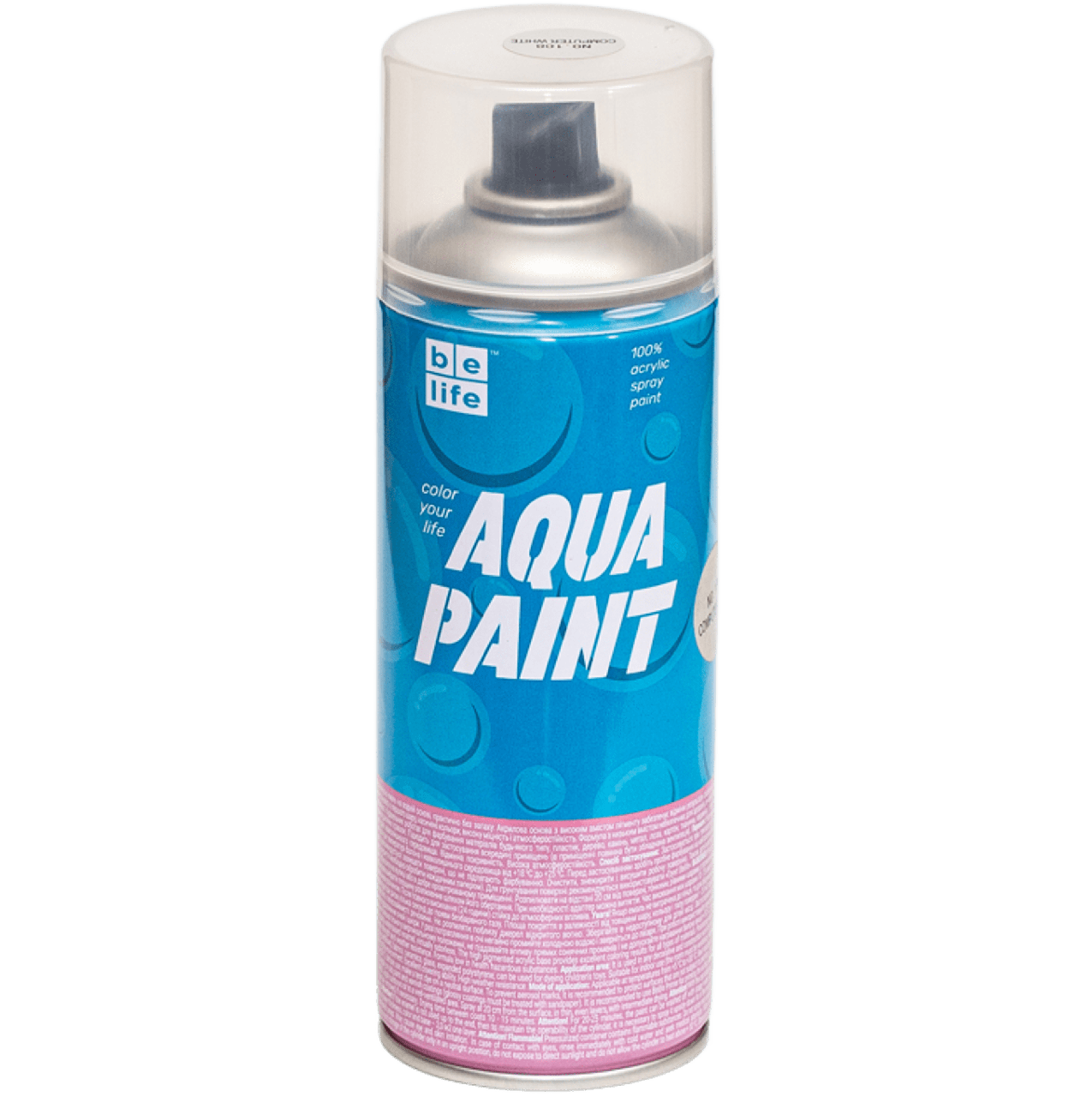 Фарба Belife Aqua Paint брудно-біла шовковисто-матова (А108)