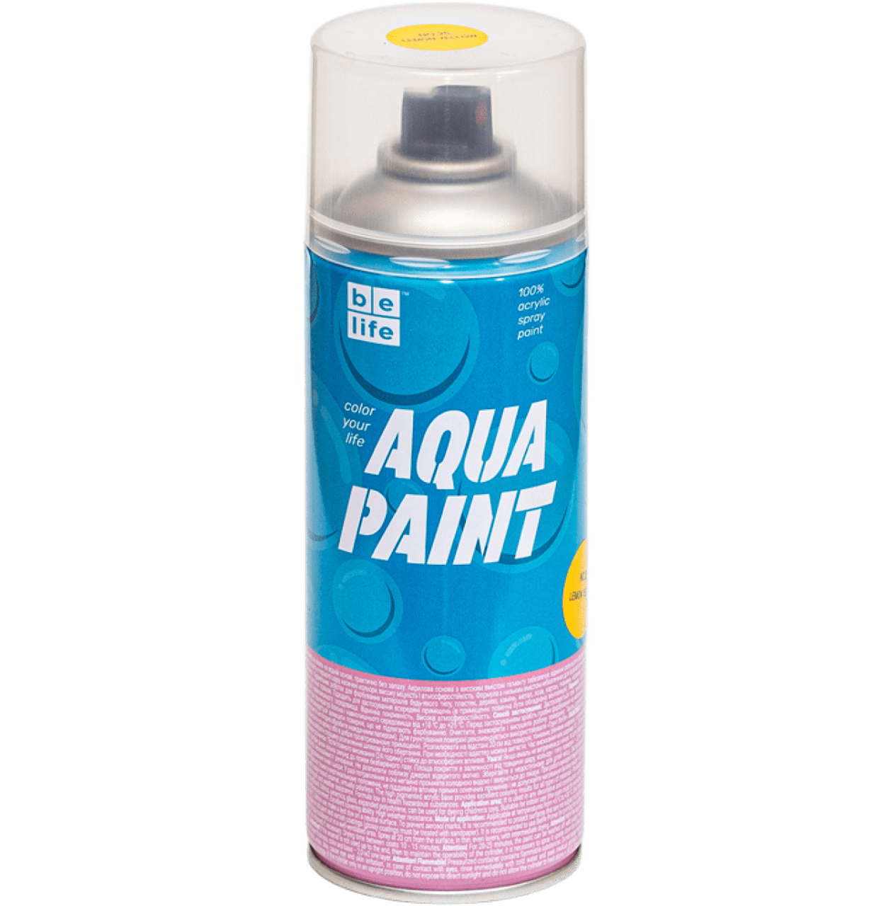Фарба Belife Aqua Paint лимон шовковисто-матова (А25)