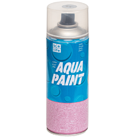 Фарба Belife Aqua Paint сріблясто-сіра шовковисто-матова (А125), фото 1