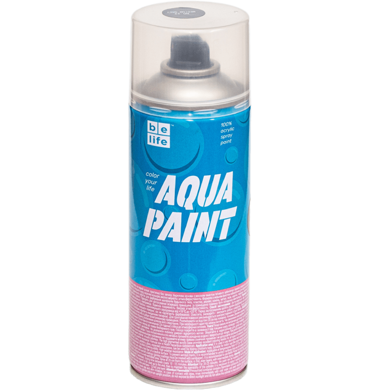 Фарба Belife Aqua Paint середньо-сіра шовковисто-матова (А22)
