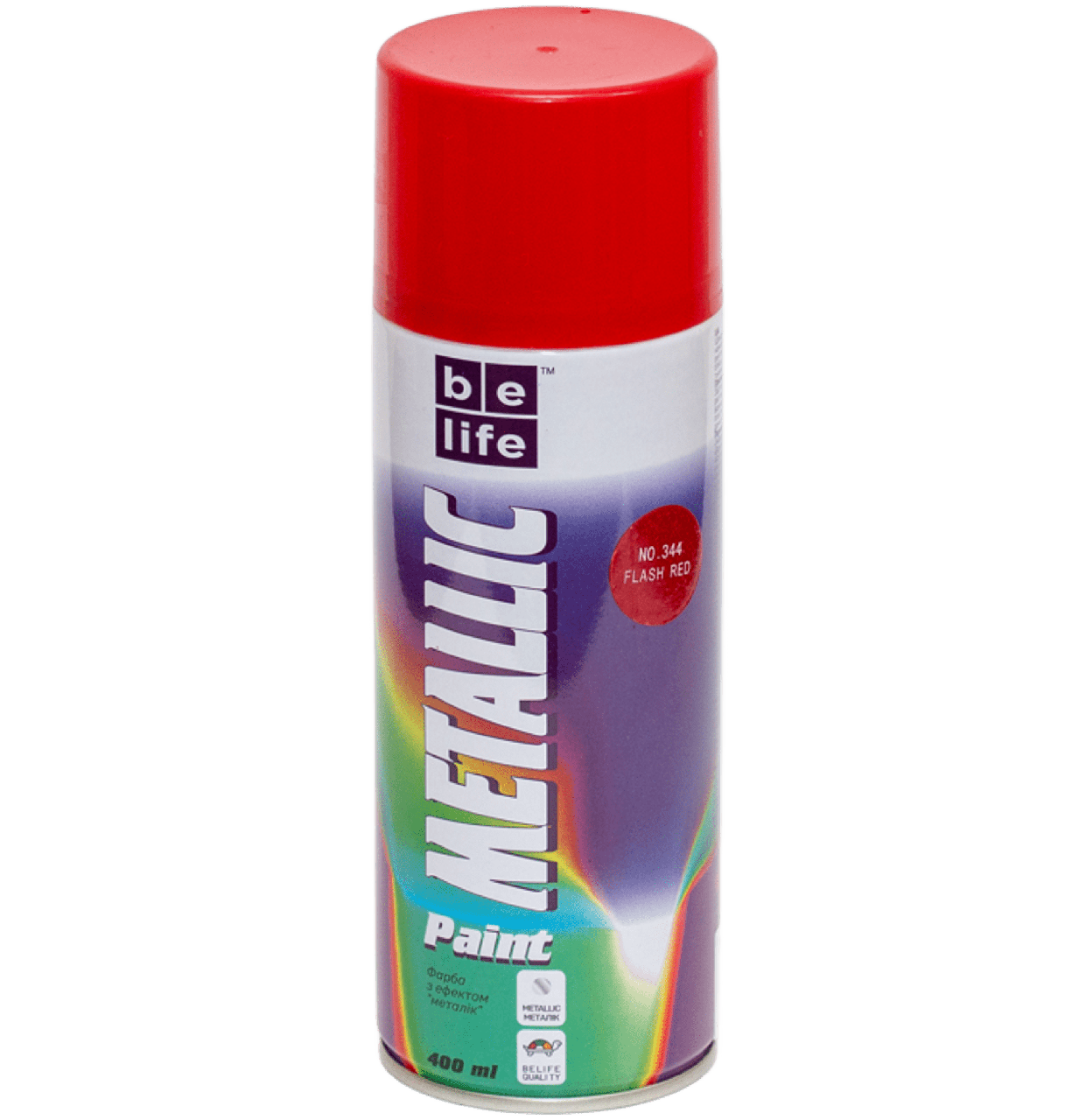 Фарба Belife Metallic Paint червона (344)