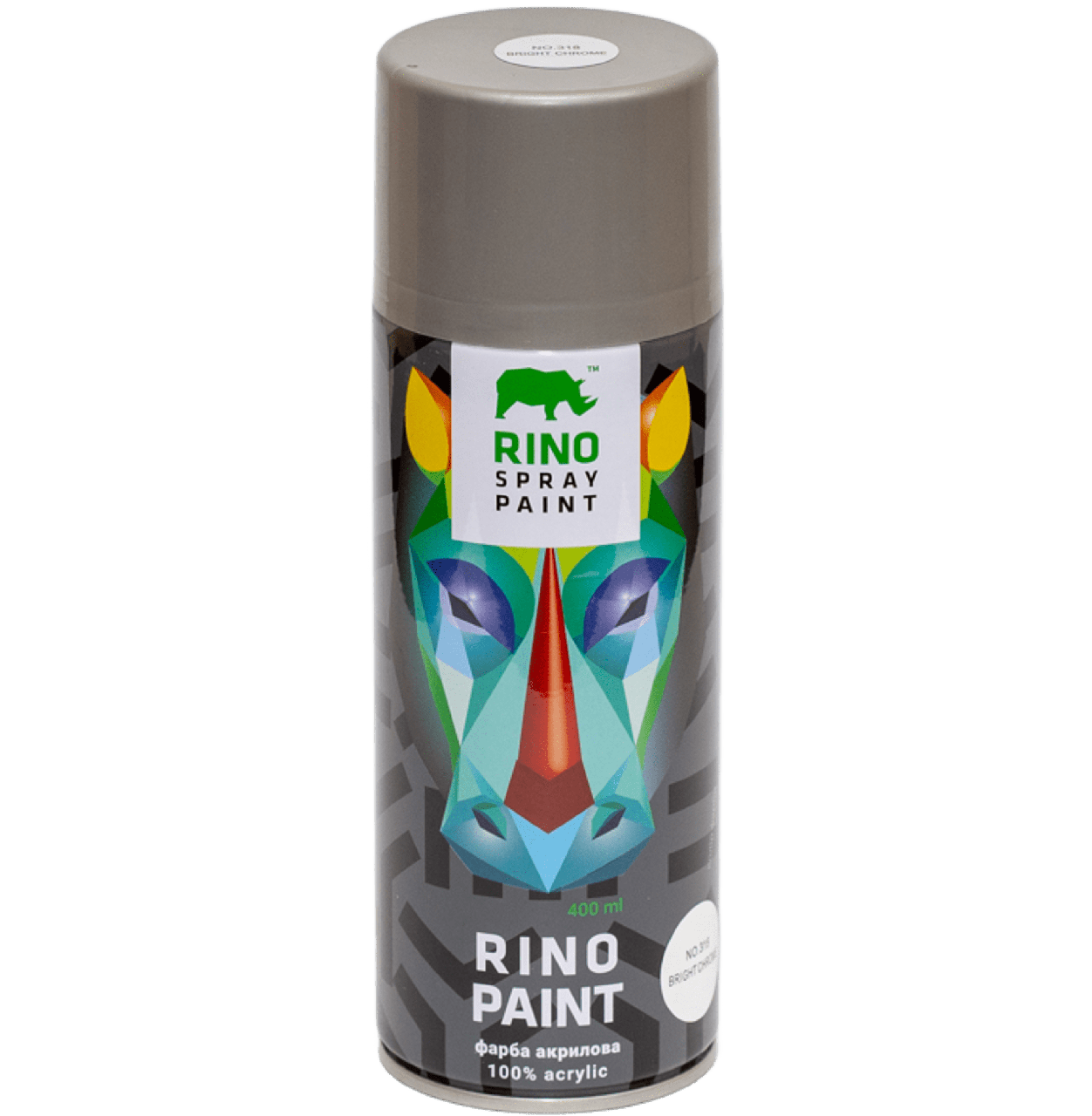 Фарба Rino Crome Paint біла (RP-318)