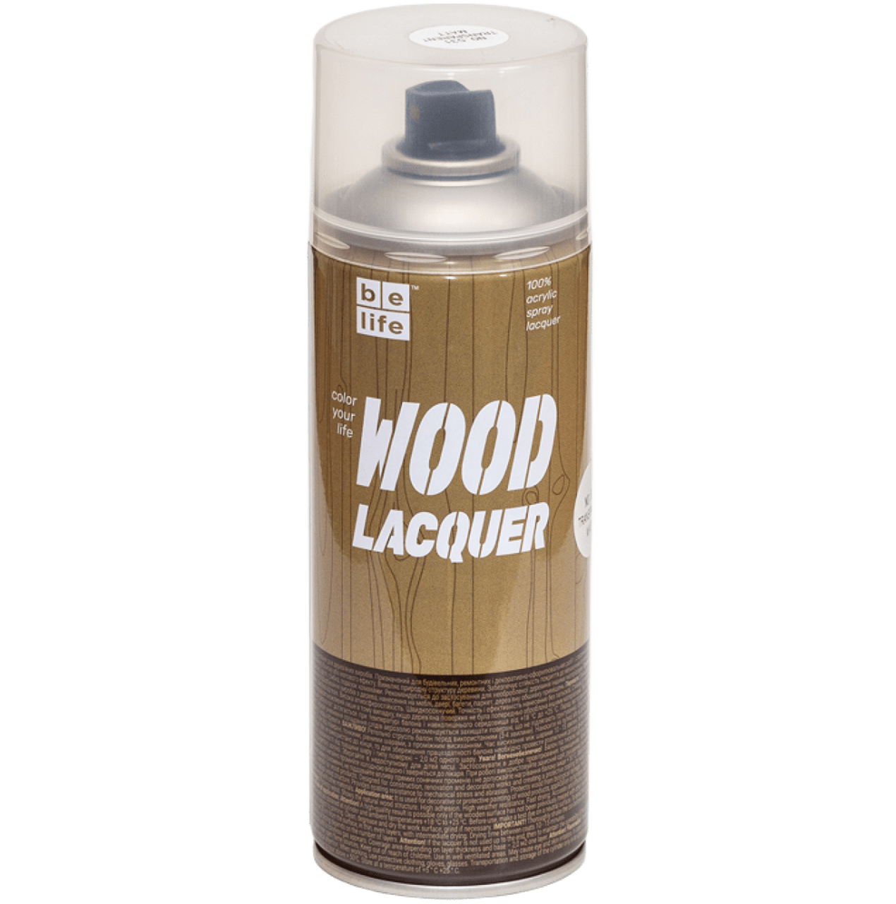 Лак BeLife Wood Lacquer прозорий матовий (531)
