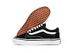Кеди Vans Old Skool black/white Ванс Олд Скул чорно-білі чоловічі жіночі підліткові, фото 4